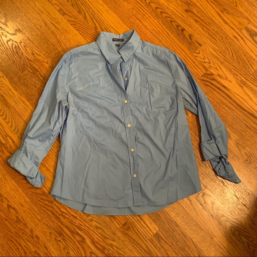 GAP Blue Classic Button Down, XL